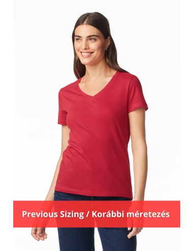 GIL-64V00L-EX-SOFTSTYLE™ LADIES' V-NECK T-SHIRT
